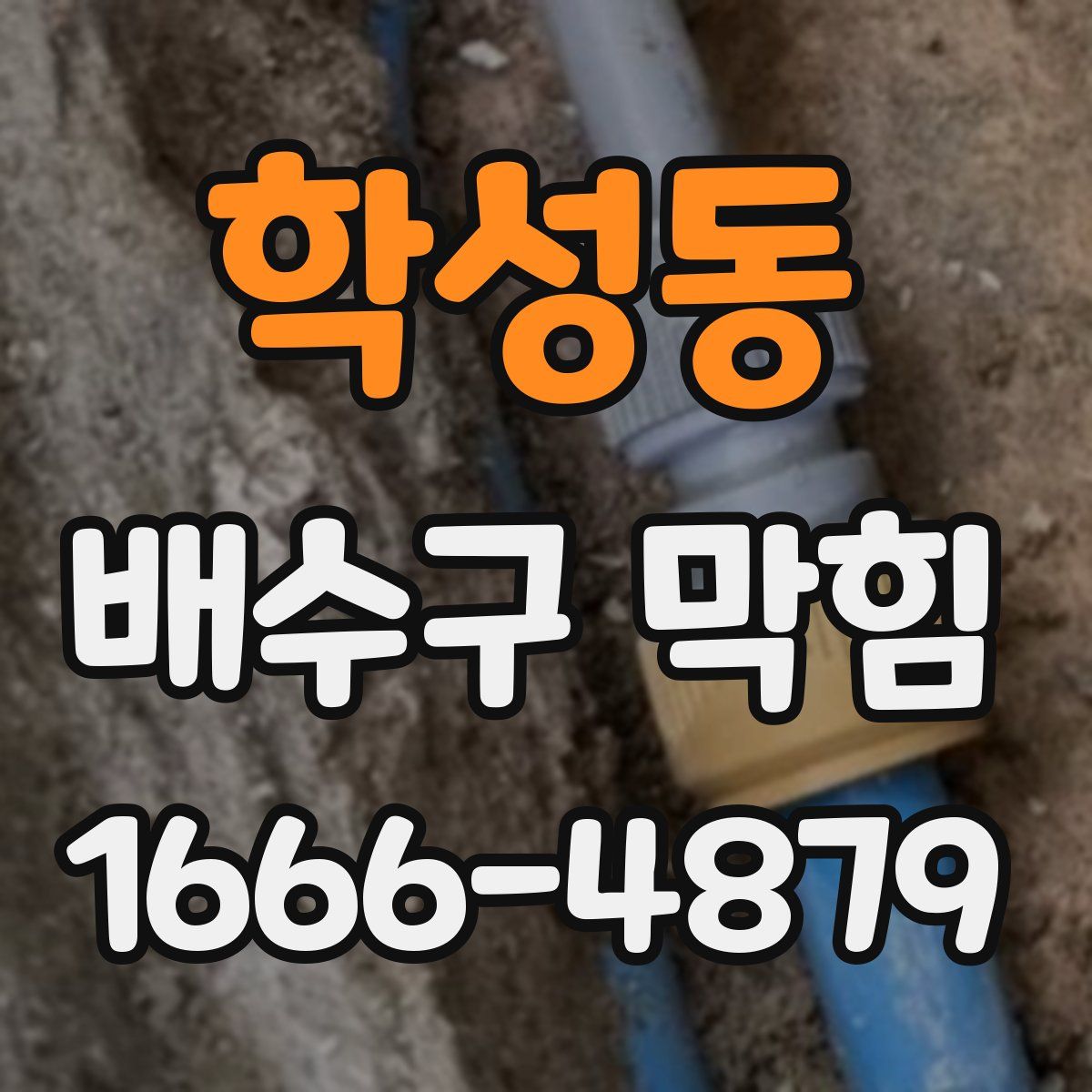 학성동 배수구 막힘