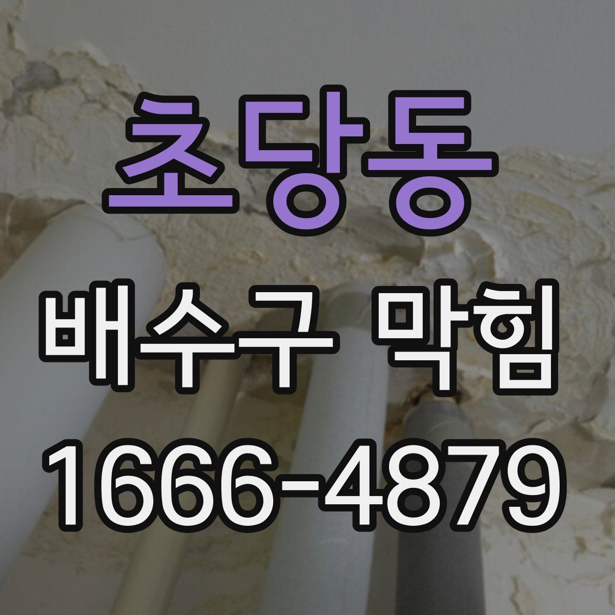 초당동 배수구 막힘