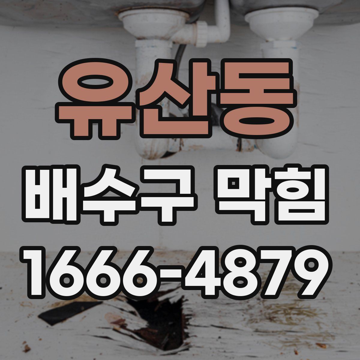 유산동 배수구 막힘