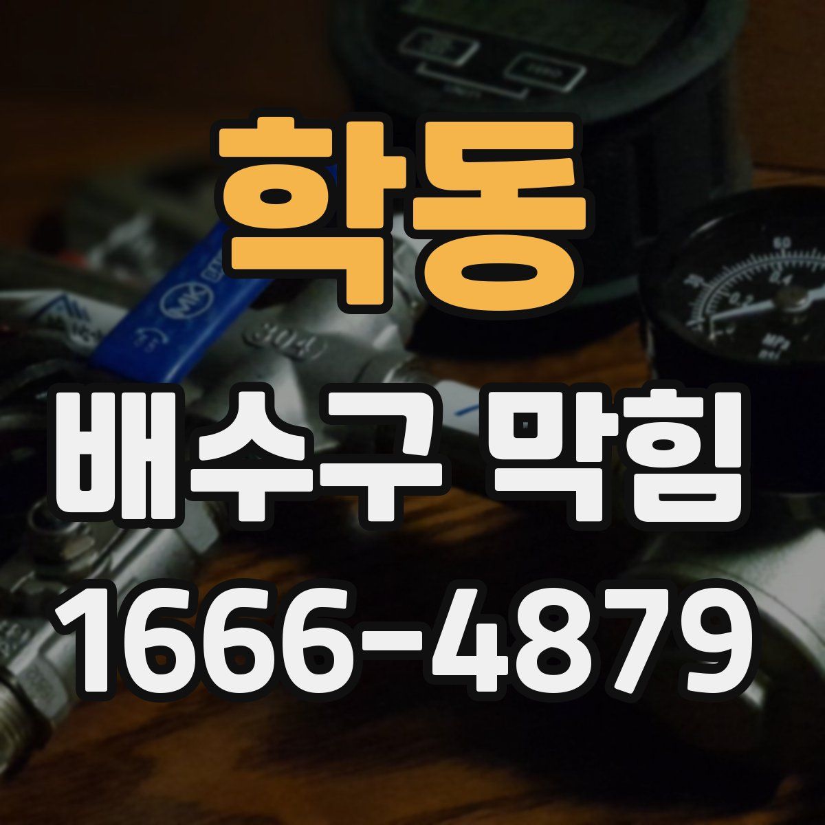 학동 배수구 막힘