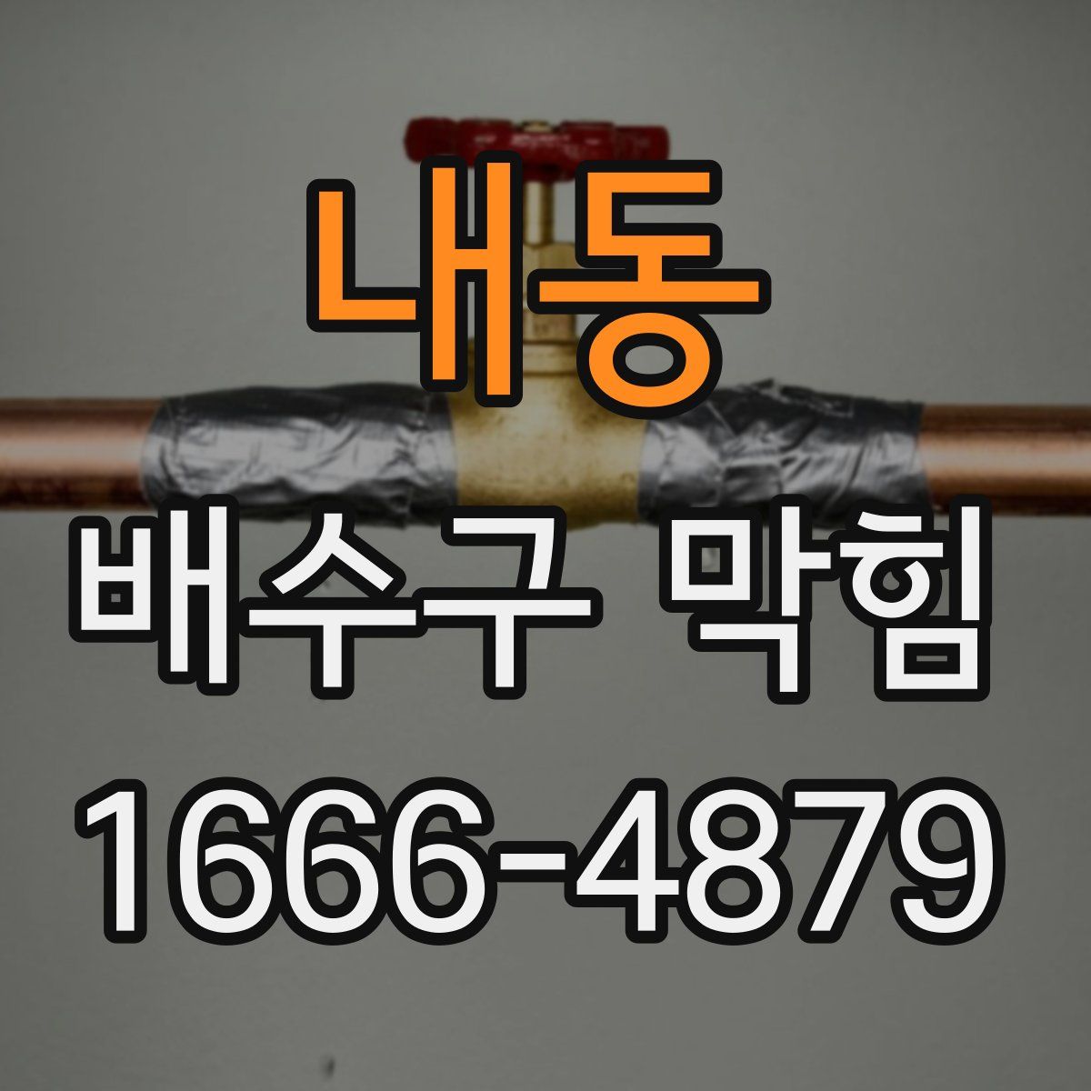 내동 배수구 막힘