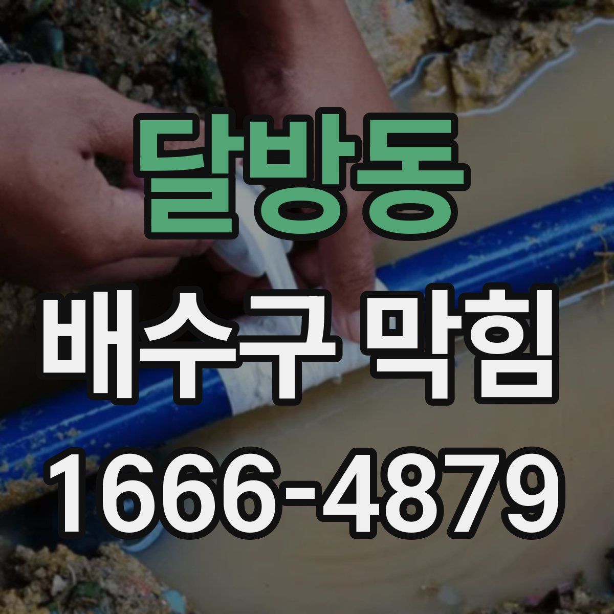 달방동 배수구 막힘