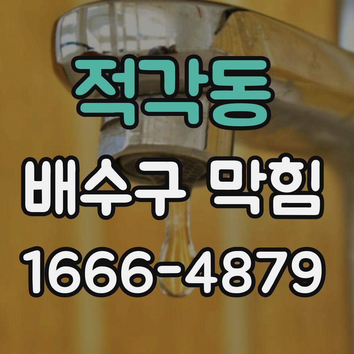 적각동 배수구 막힘