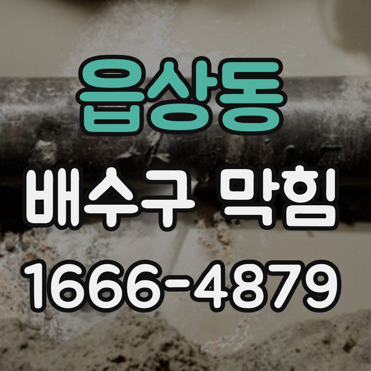 읍상동 배수구 막힘
