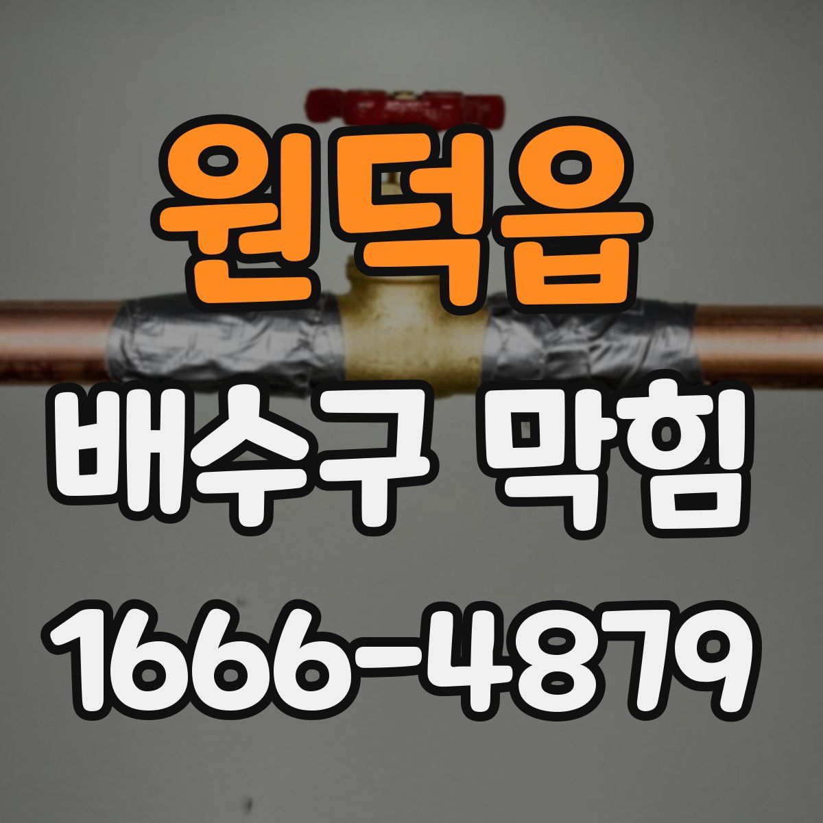 원덕읍 배수구 막힘
