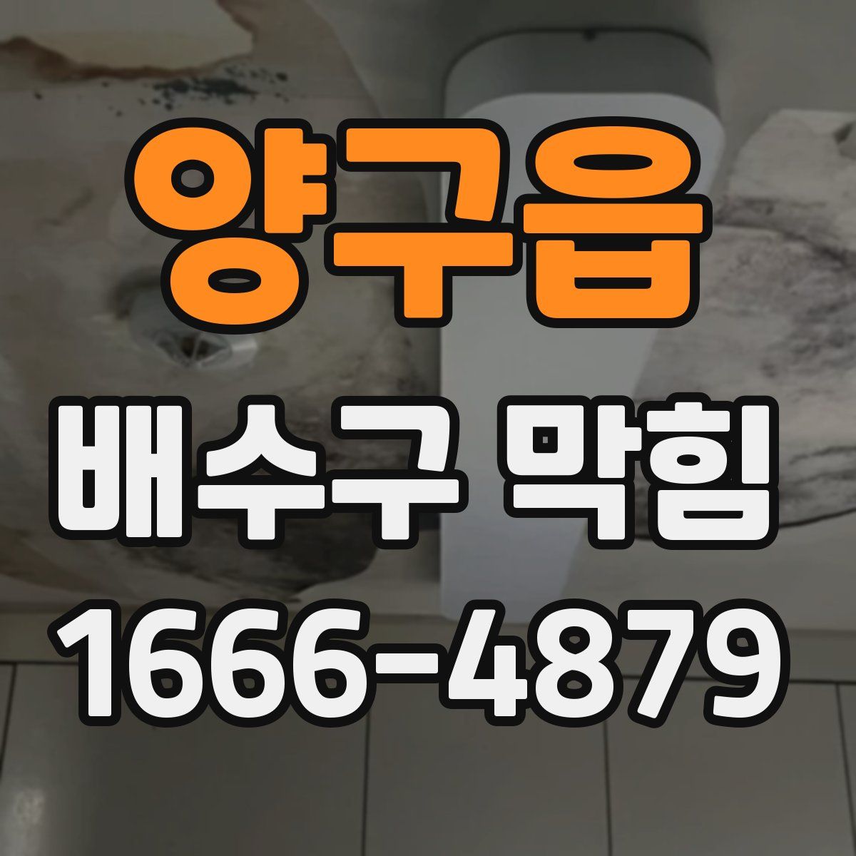 양구읍 배수구 막힘
