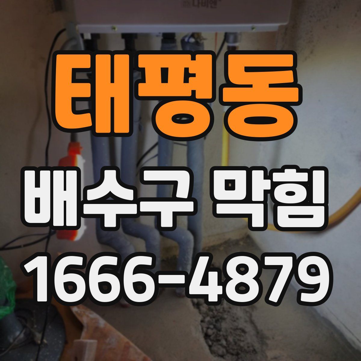 태평동 배수구 막힘
