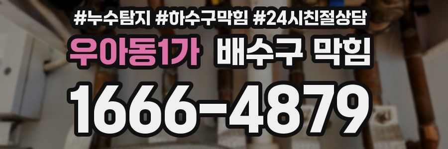 우아동1가 배수구 막힘