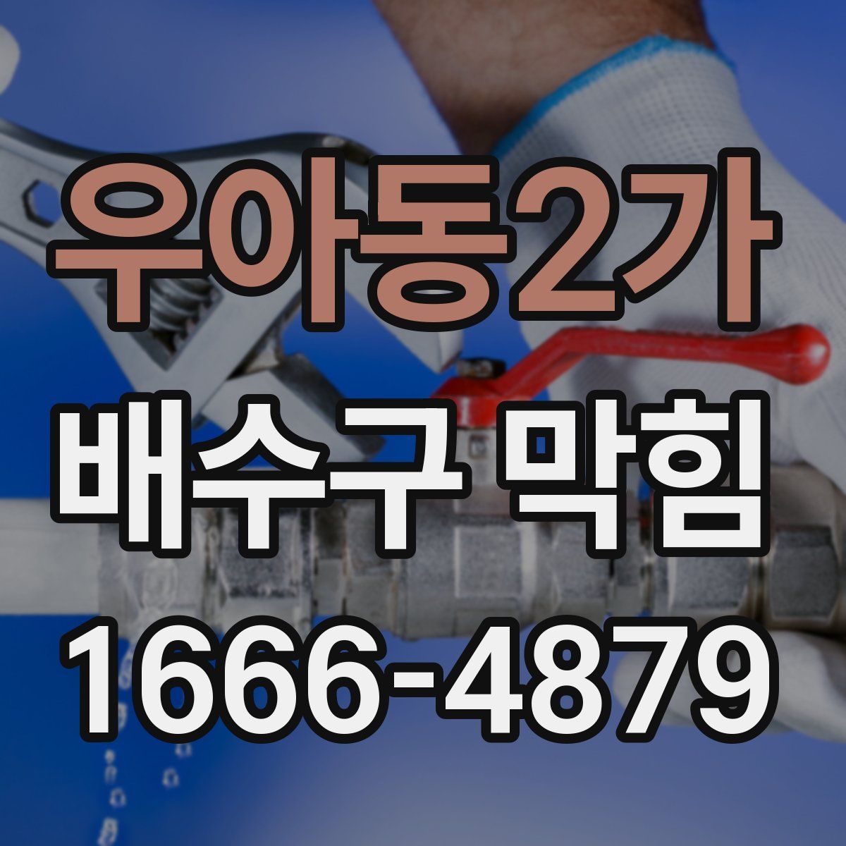 우아동2가 배수구 막힘