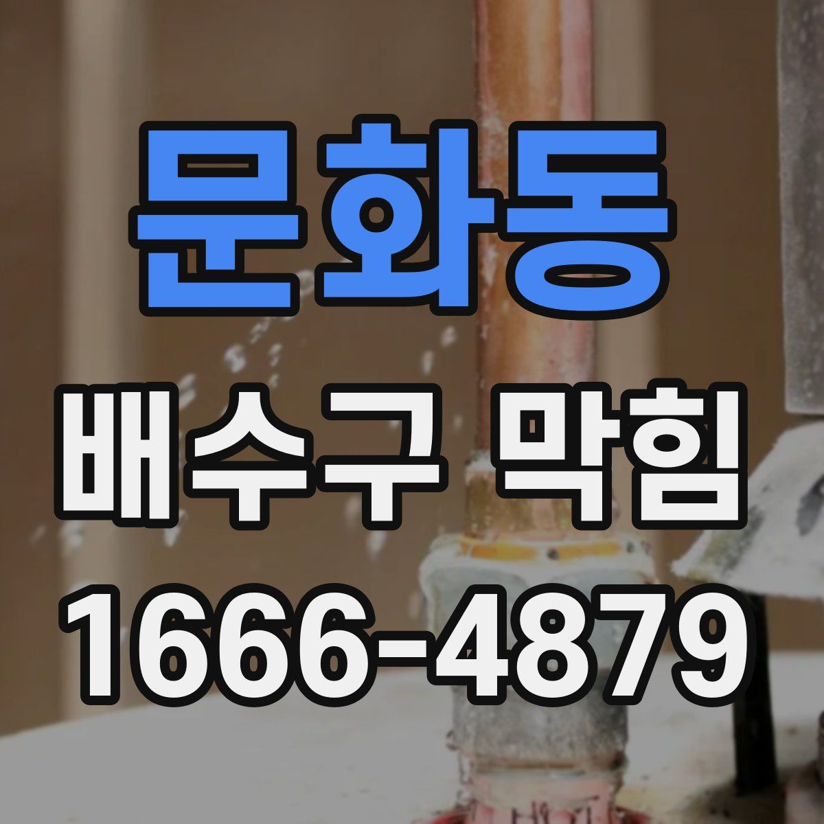 문화동 배수구 막힘