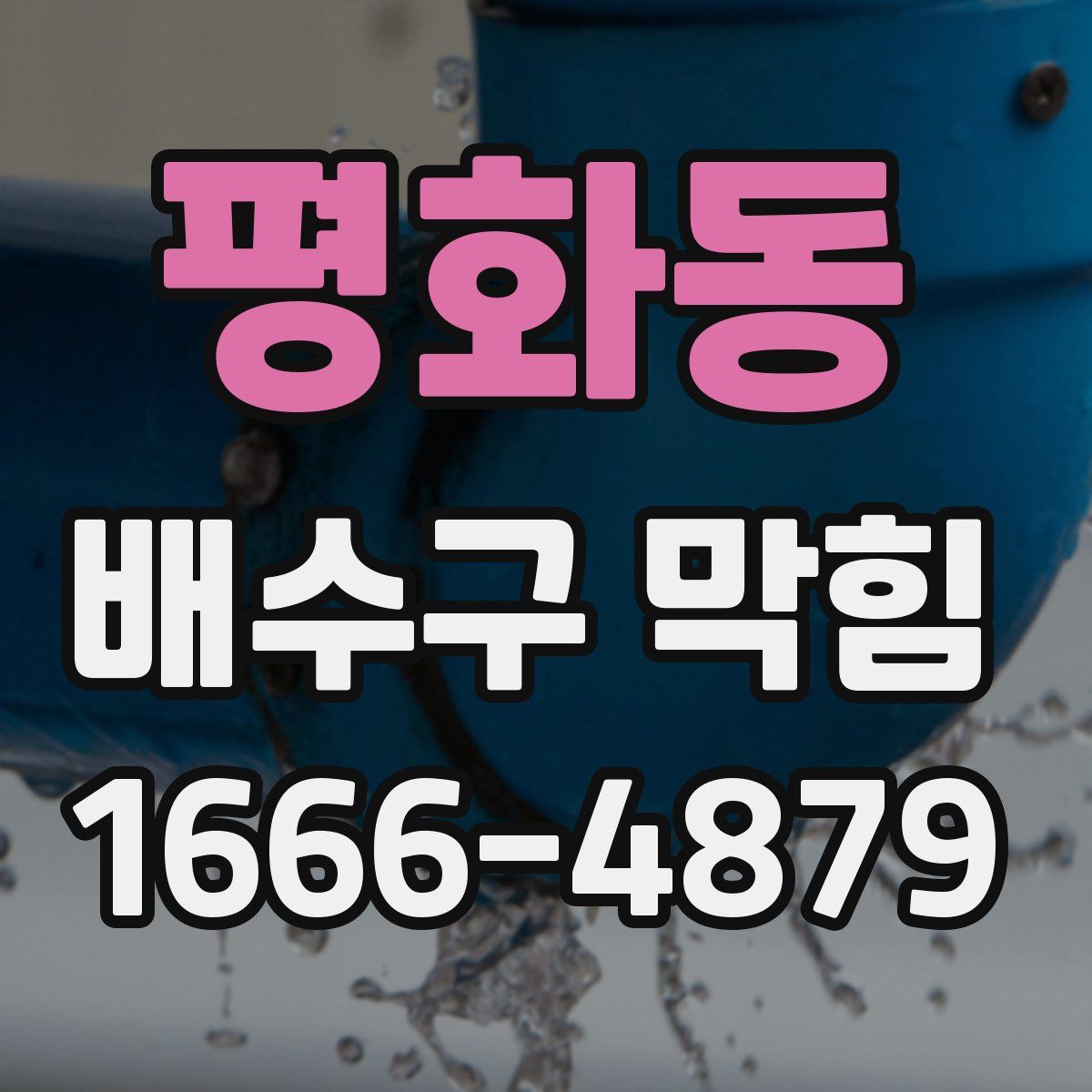 평화동 배수구 막힘