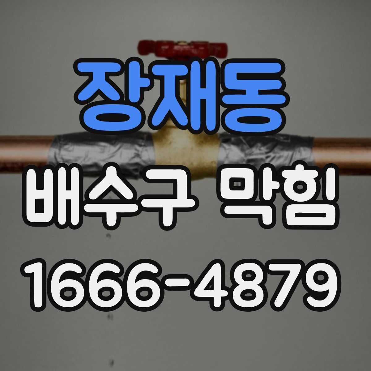 장재동 배수구 막힘