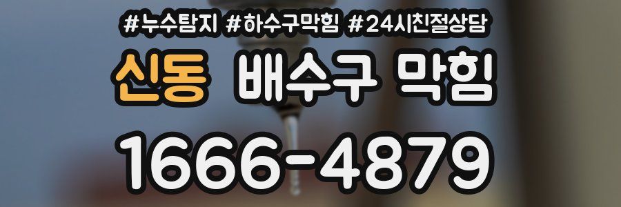 신동 배수구 막힘