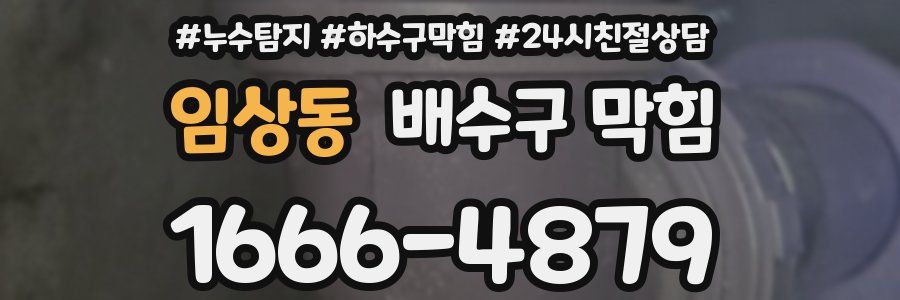 임상동 배수구 막힘