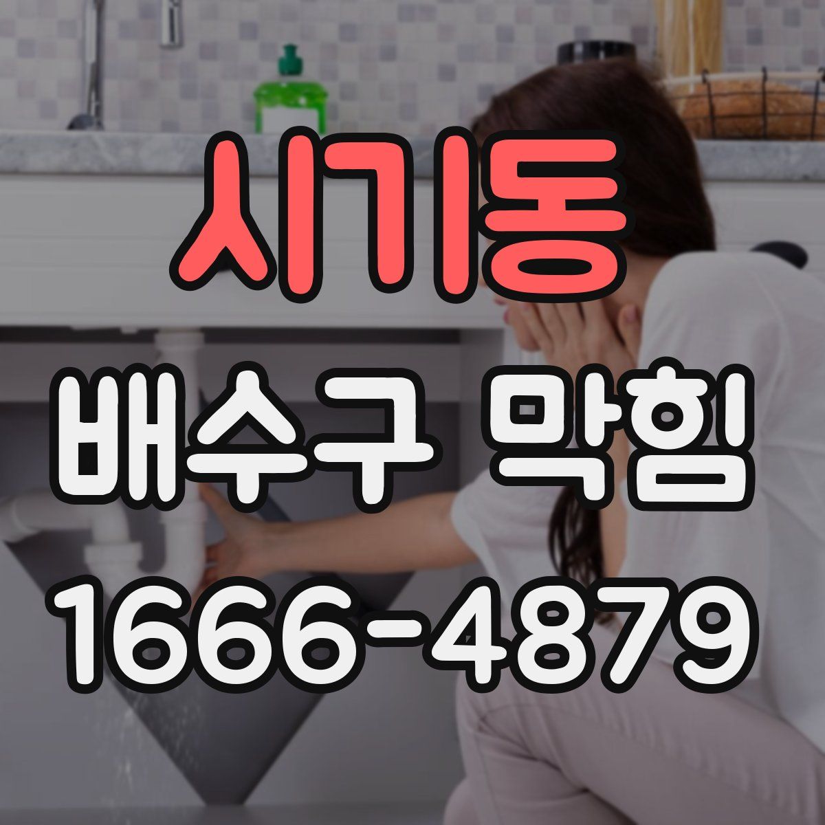 시기동 배수구 막힘