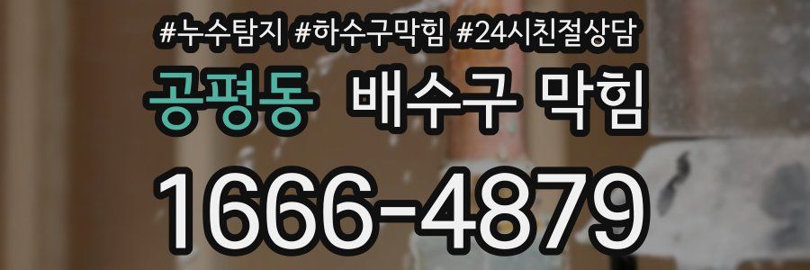 공평동 배수구 막힘