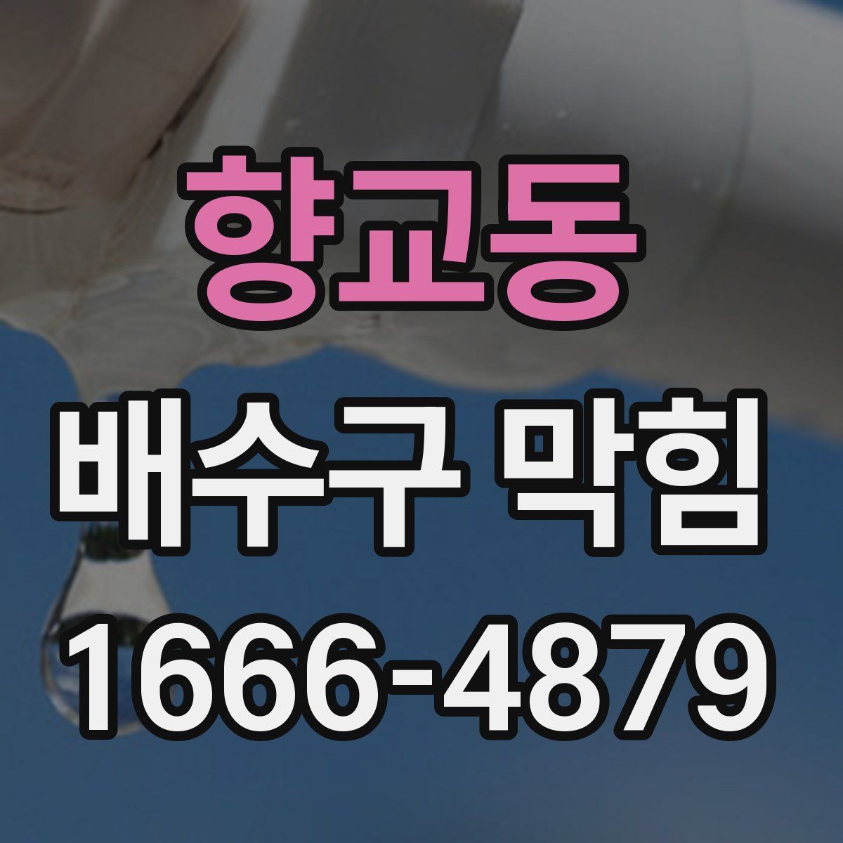 향교동 배수구 막힘