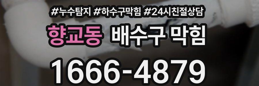 향교동 배수구 막힘