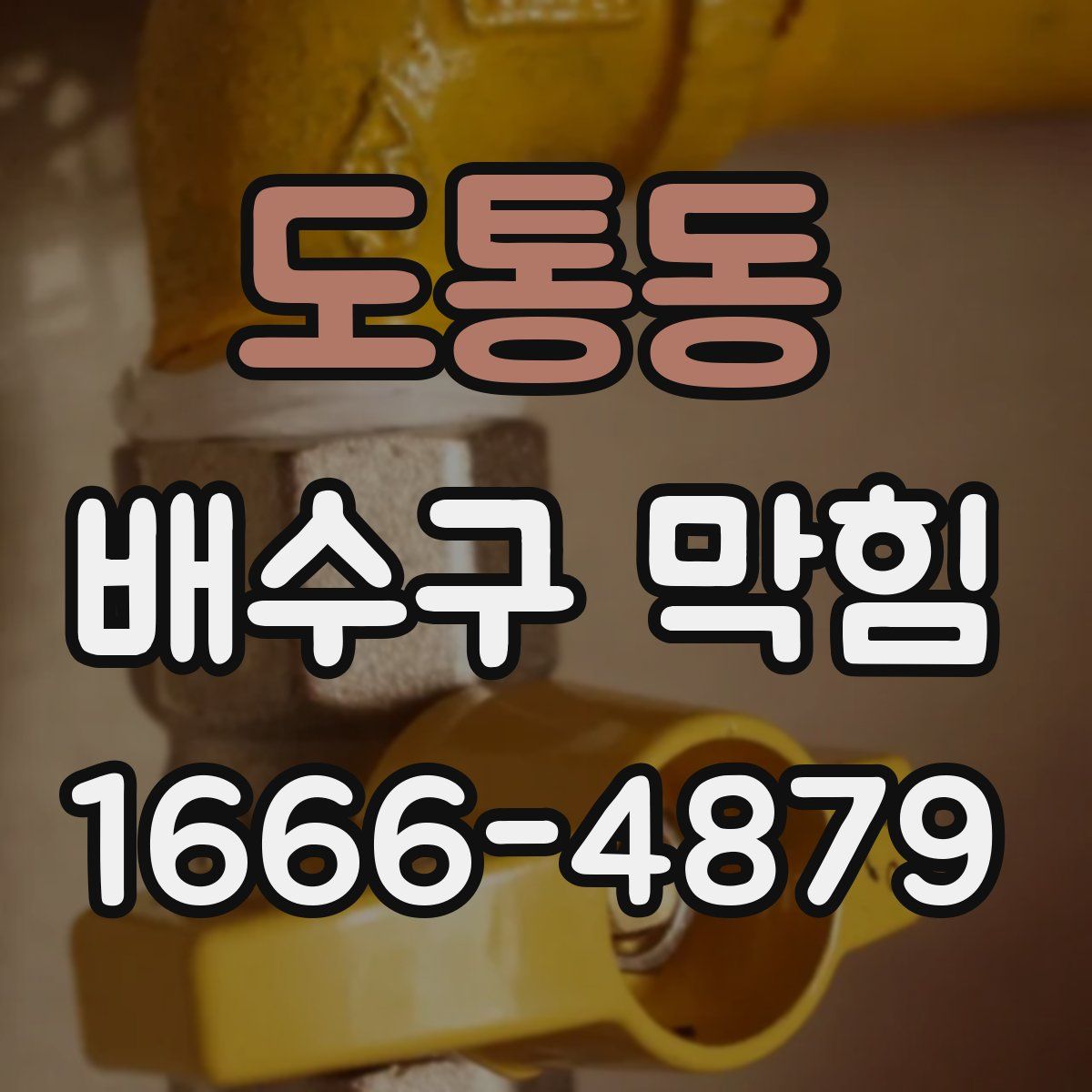 도통동 배수구 막힘