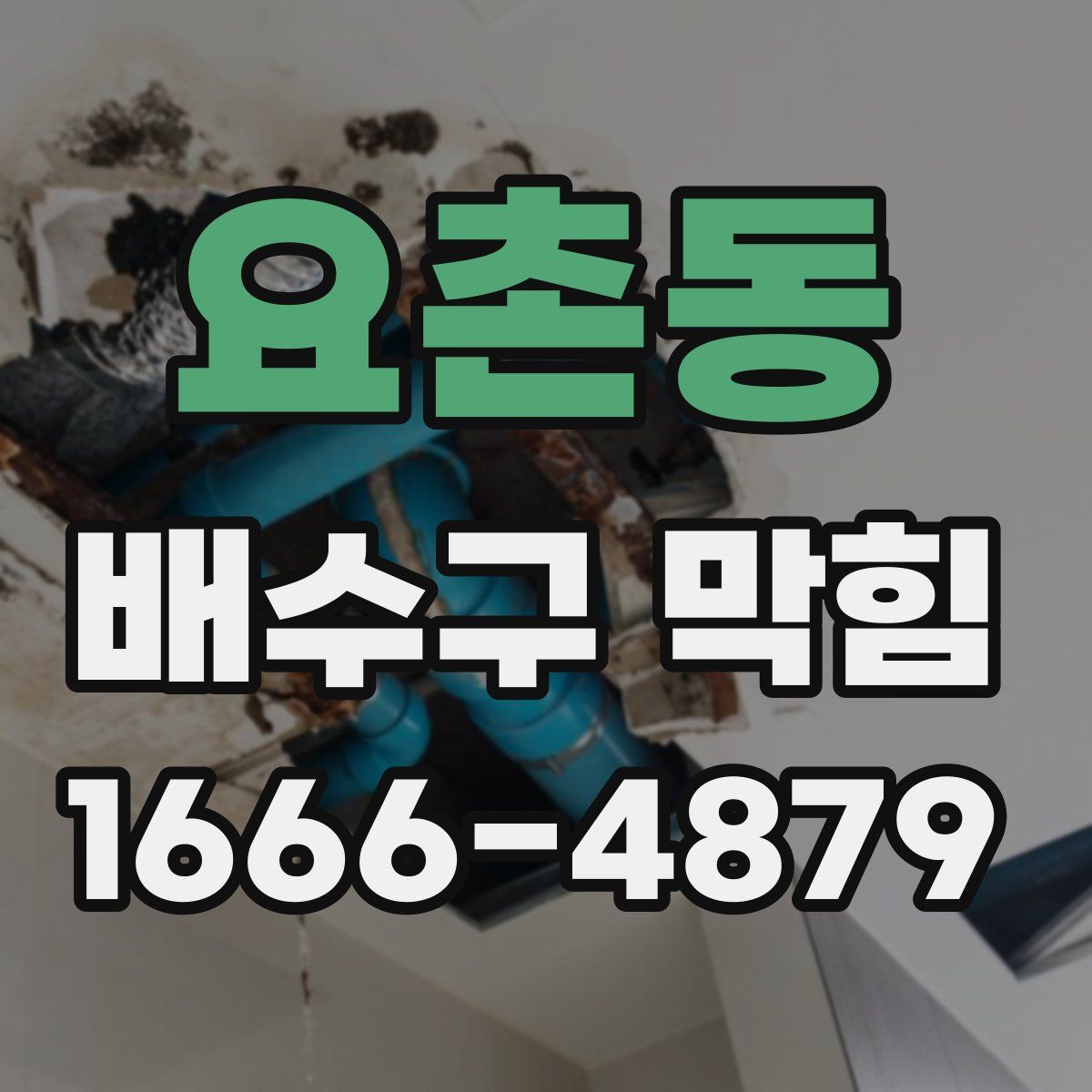 요촌동 배수구 막힘
