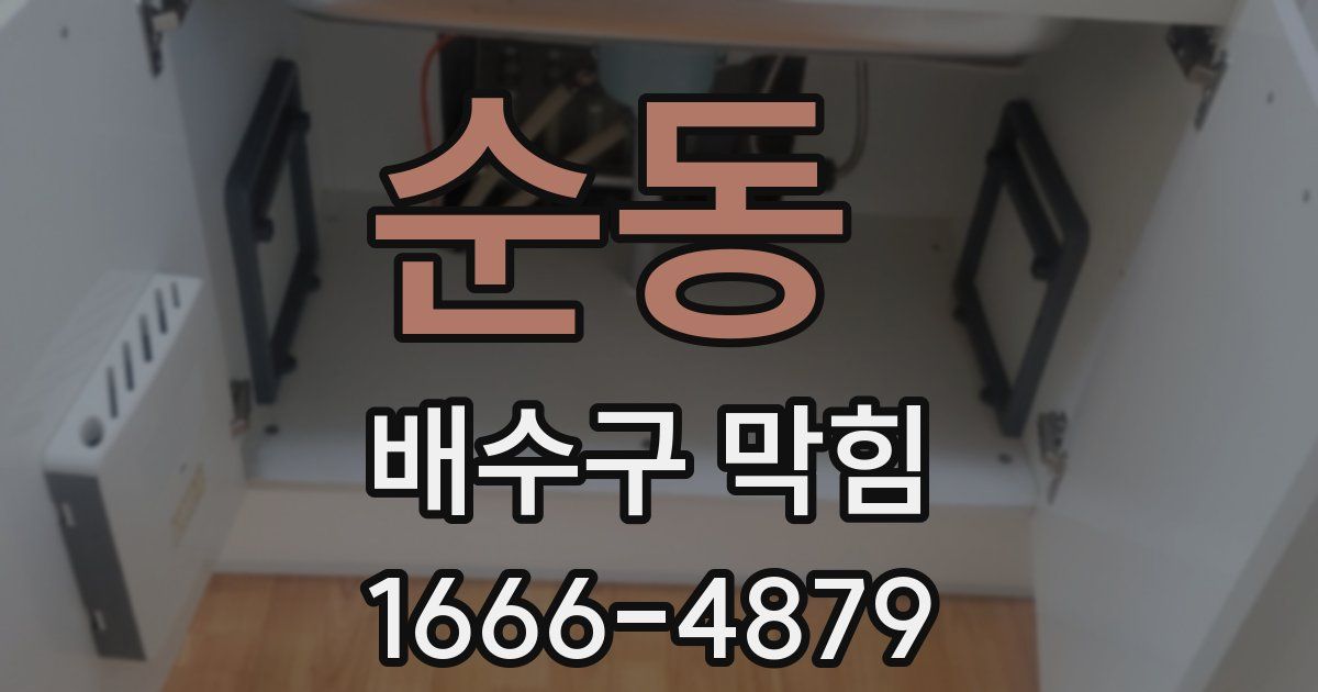 순동 배수구 막힘