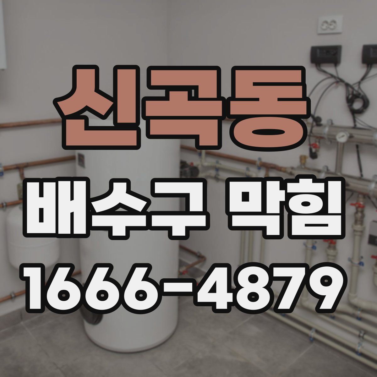 신곡동 배수구 막힘