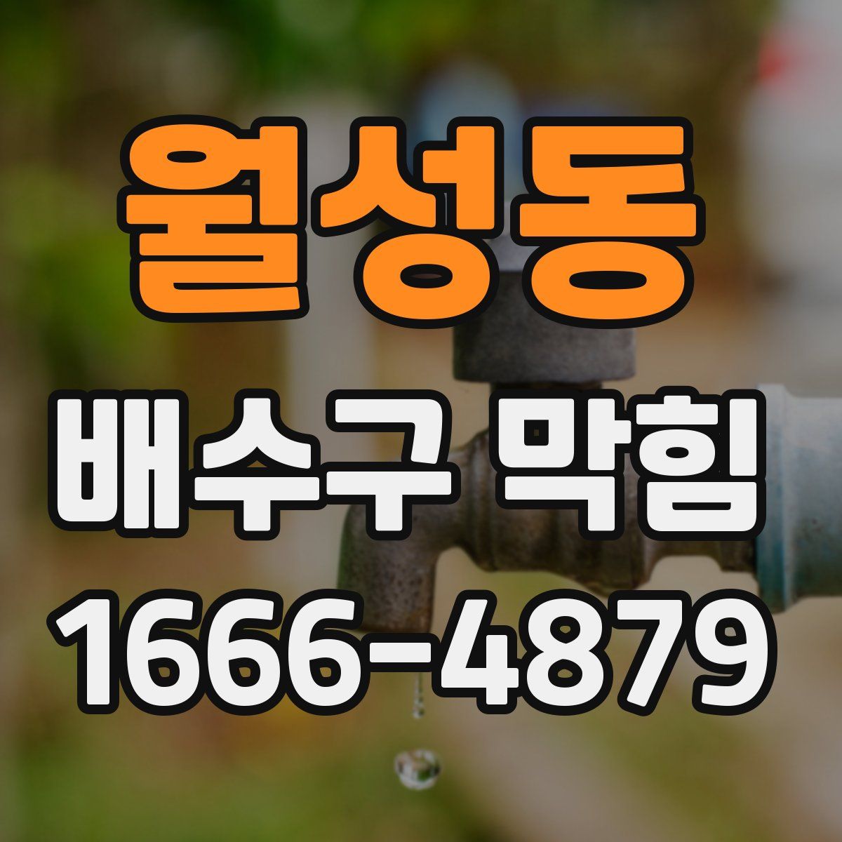 월성동 배수구 막힘