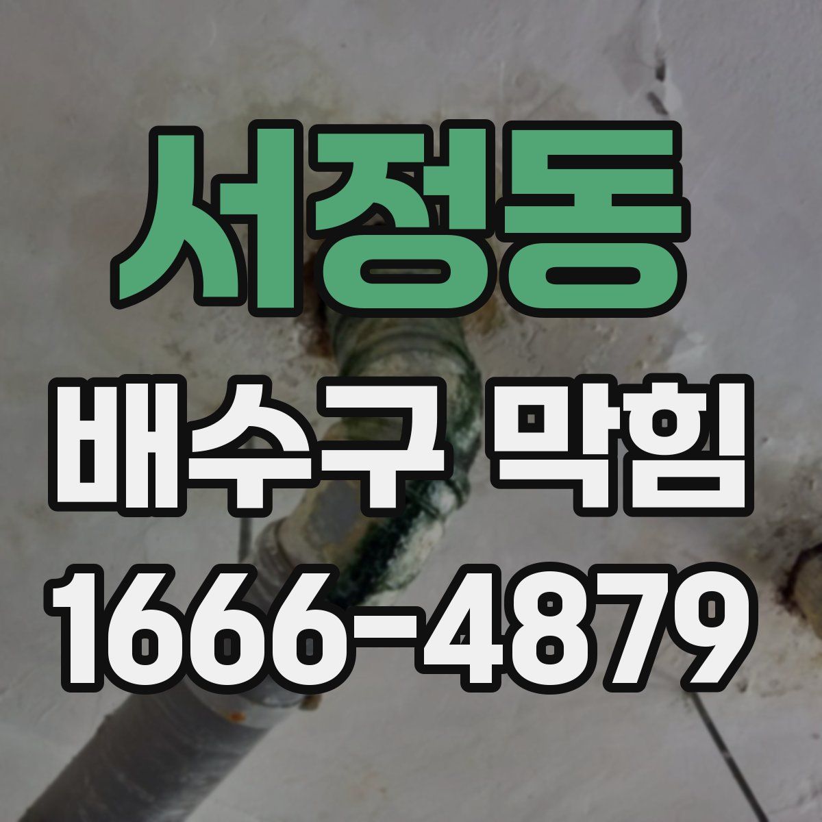 서정동 배수구 막힘