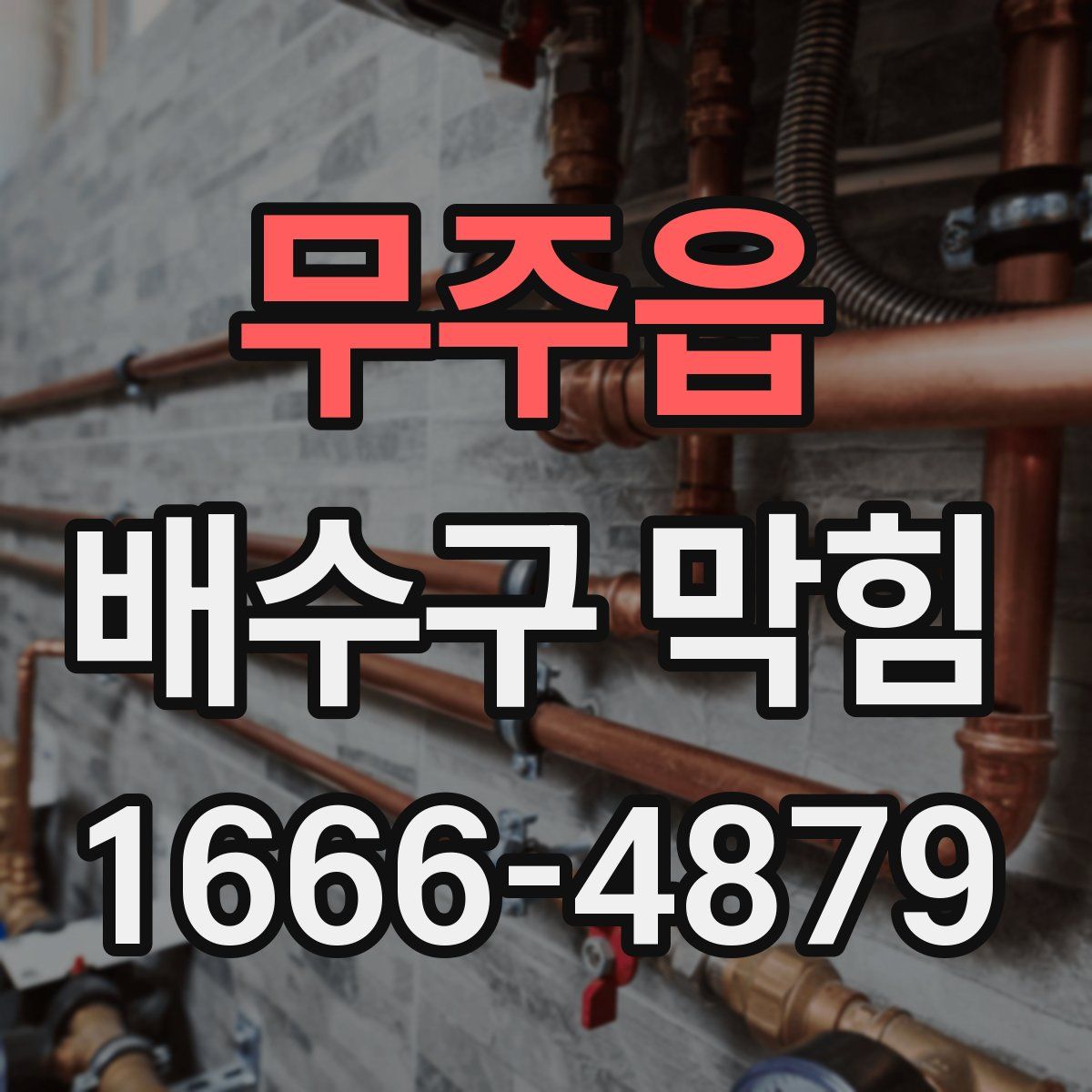 무주읍 배수구 막힘