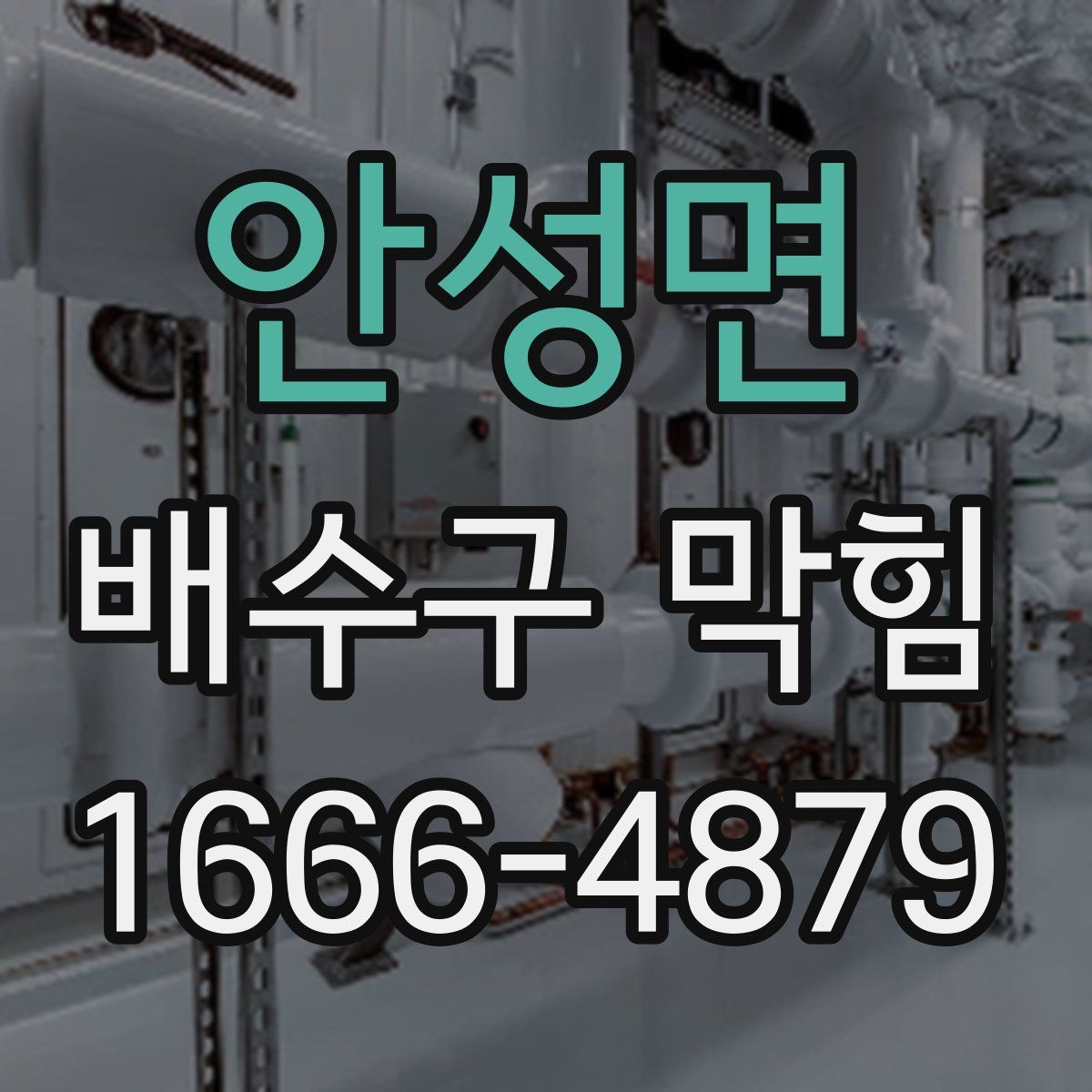 안성면 배수구 막힘