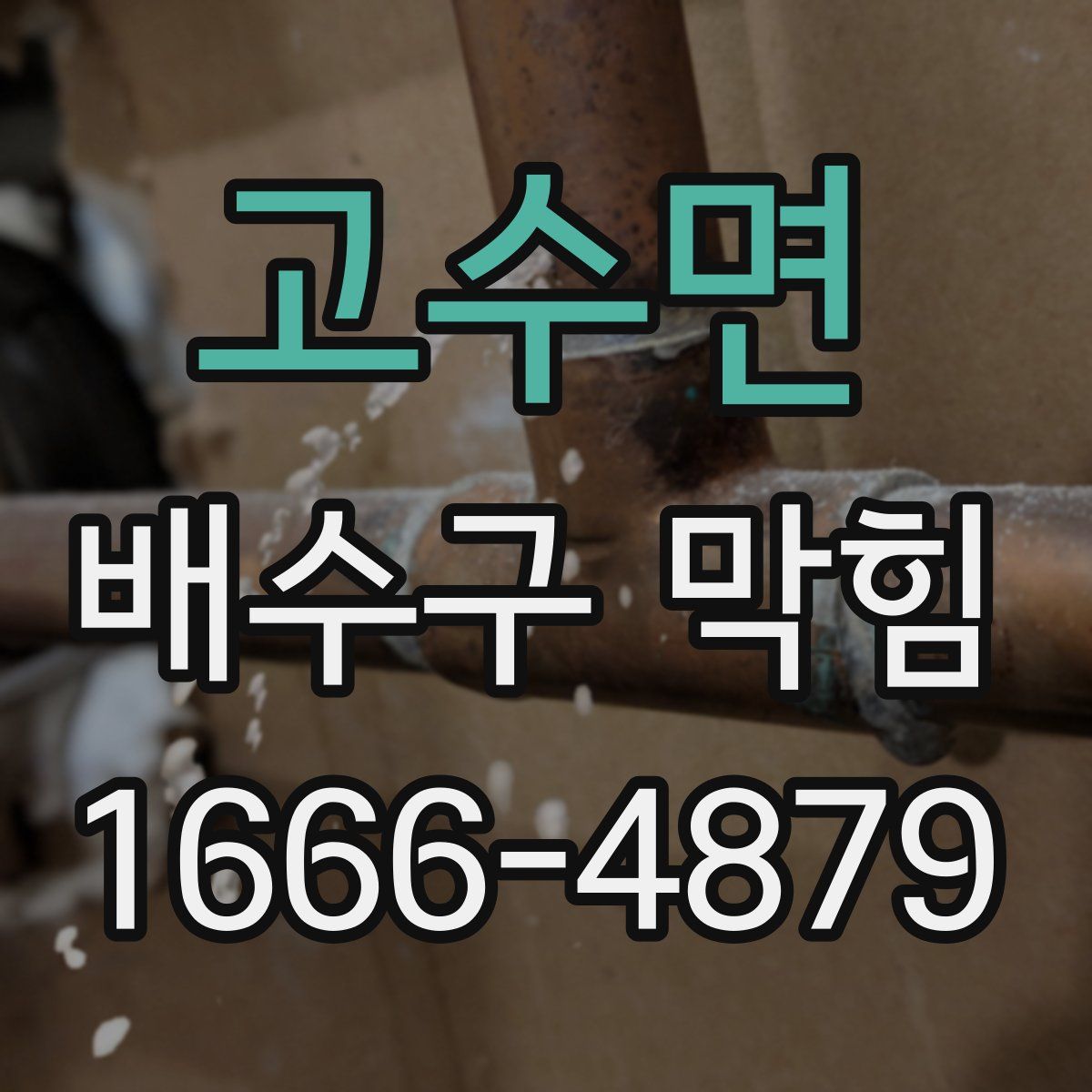 고수면 배수구 막힘