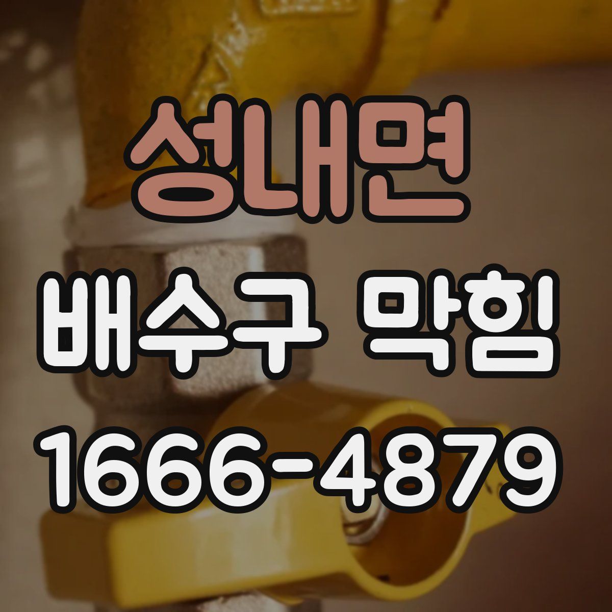성내면 배수구 막힘