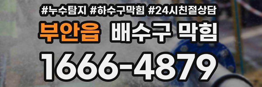 부안읍 배수구 막힘