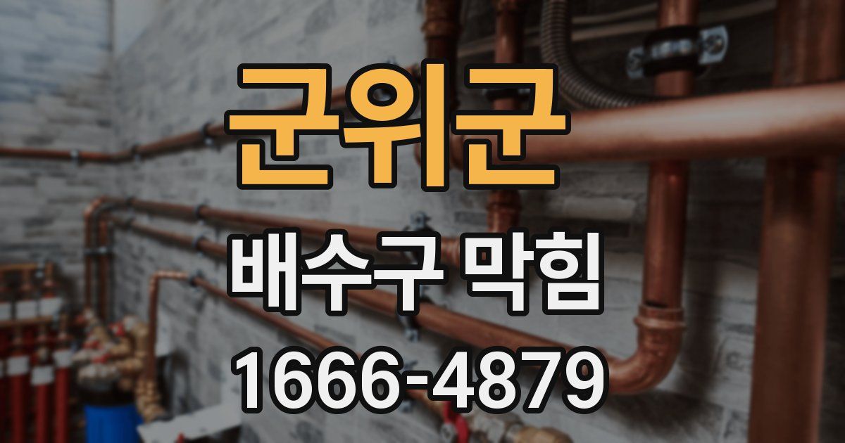 군위군 배수구 막힘