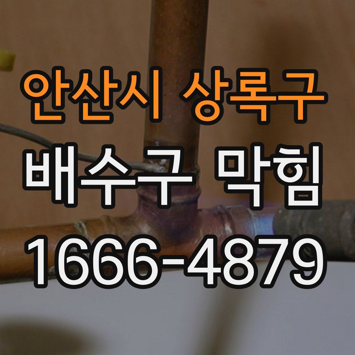 안산시 상록구 배수구 막힘