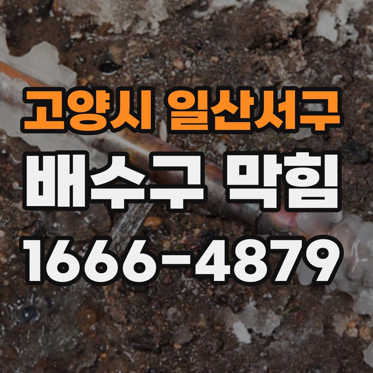 고양시 일산서구 배수구 막힘