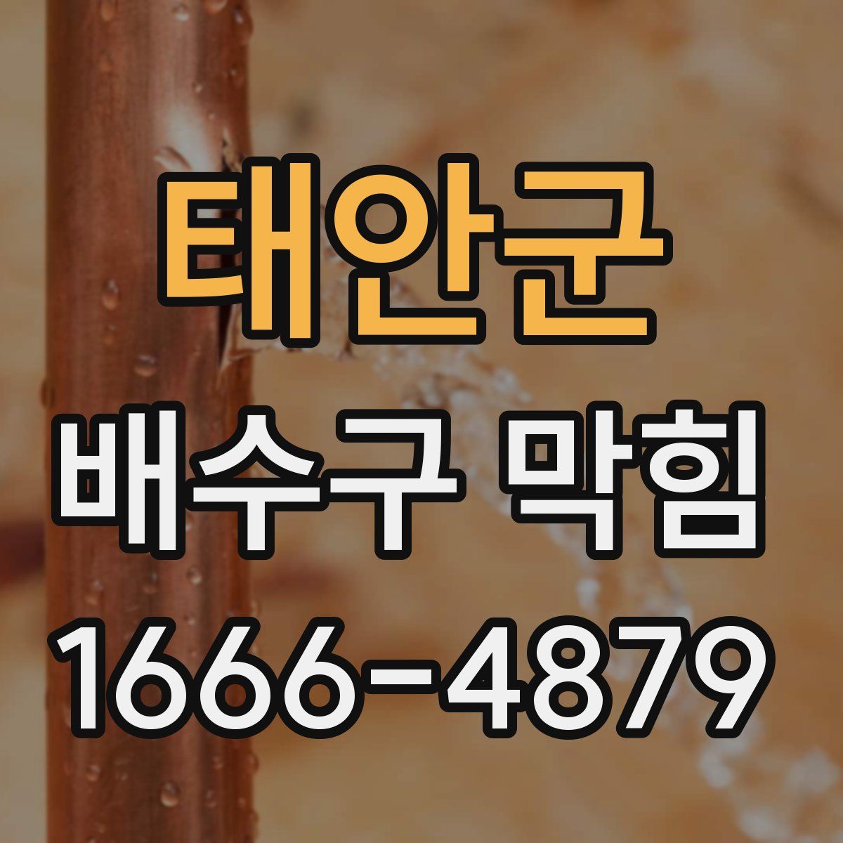 태안군 배수구 막힘