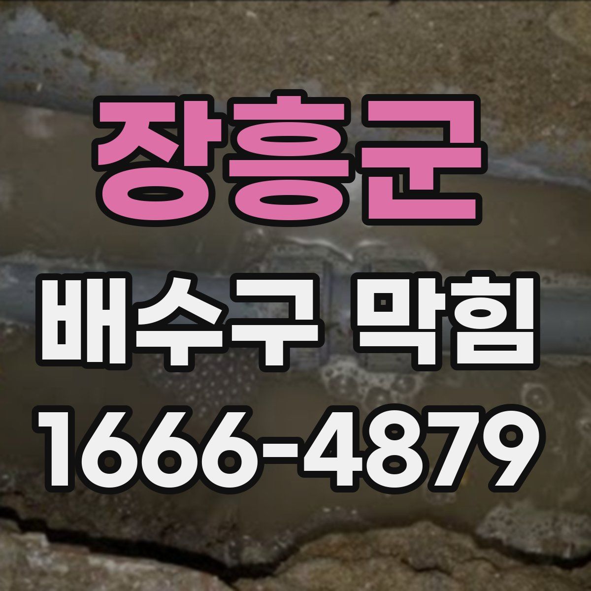 장흥군 배수구 막힘