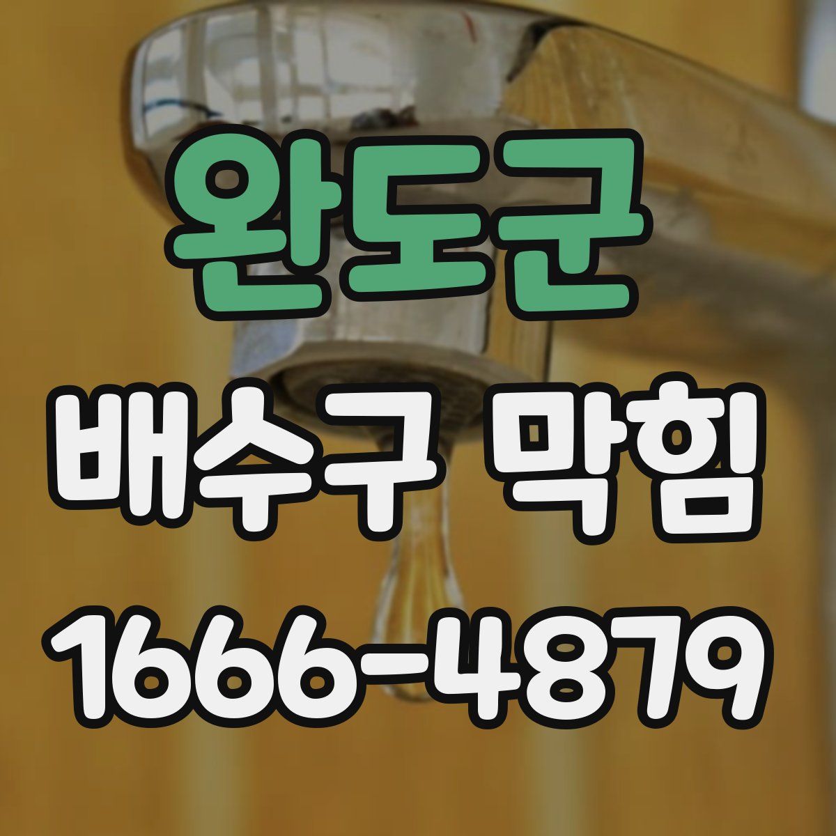 완도군 배수구 막힘