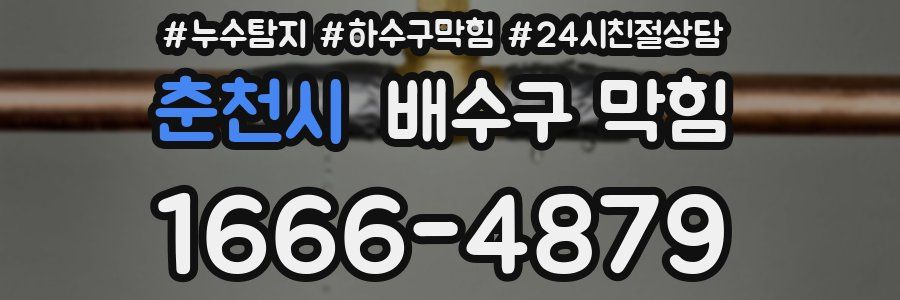춘천시 배수구 막힘