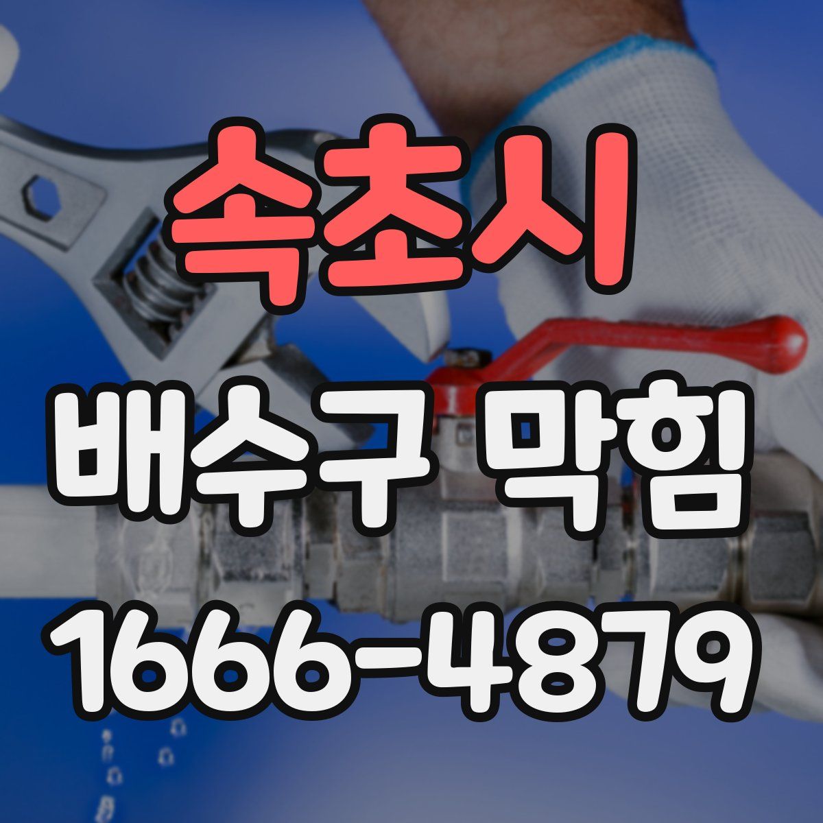 속초시 배수구 막힘