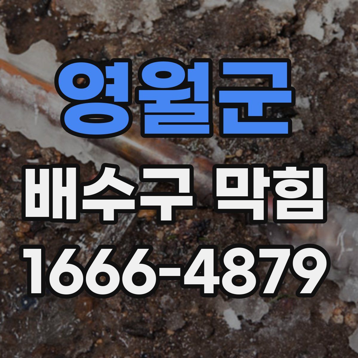 영월군 배수구 막힘