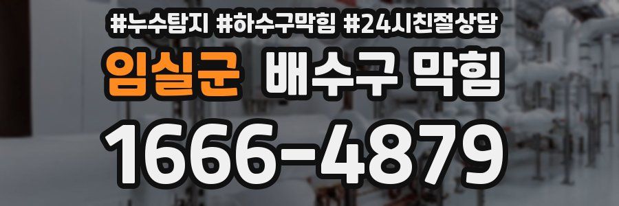 임실군 배수구 막힘