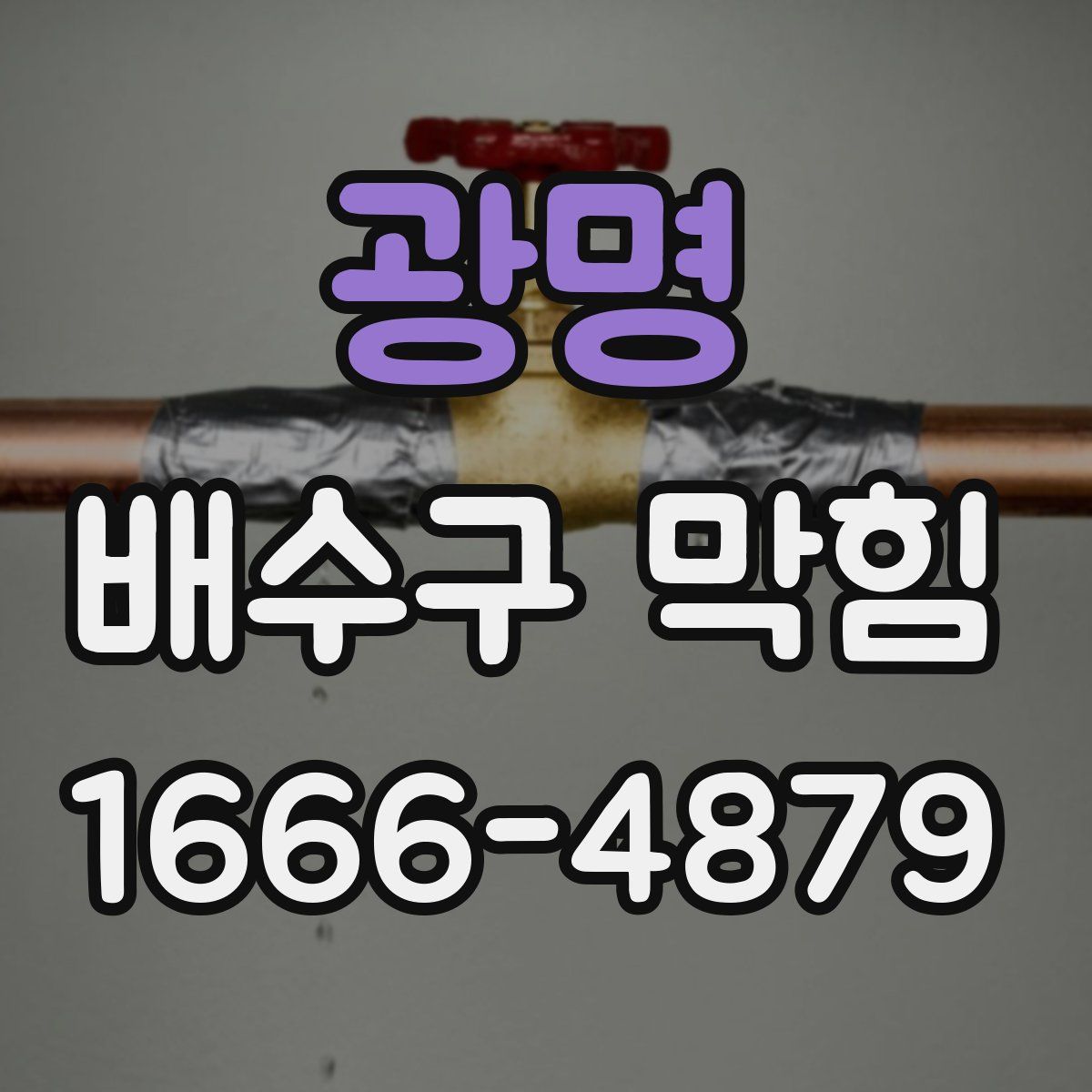 광명 배수구 막힘