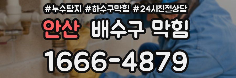 안산 배수구 막힘