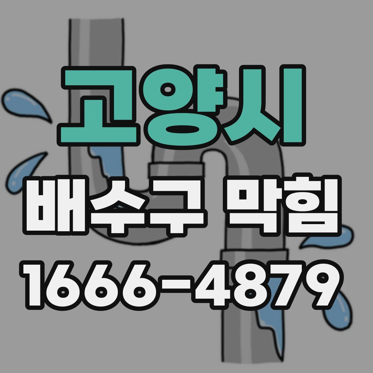 고양시 배수구 막힘