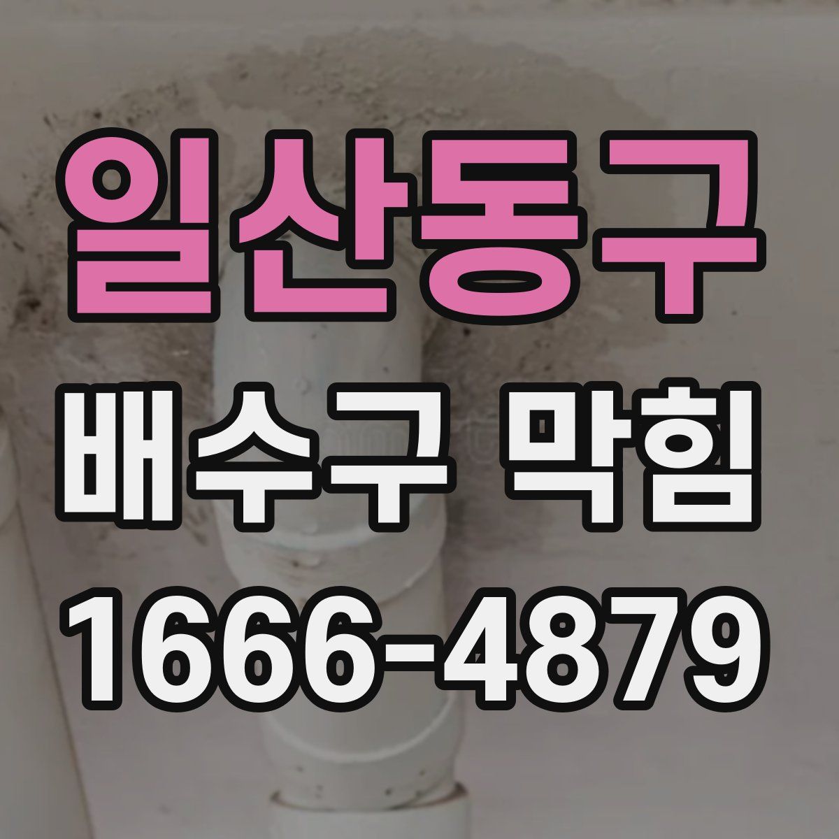 일산동구 배수구 막힘