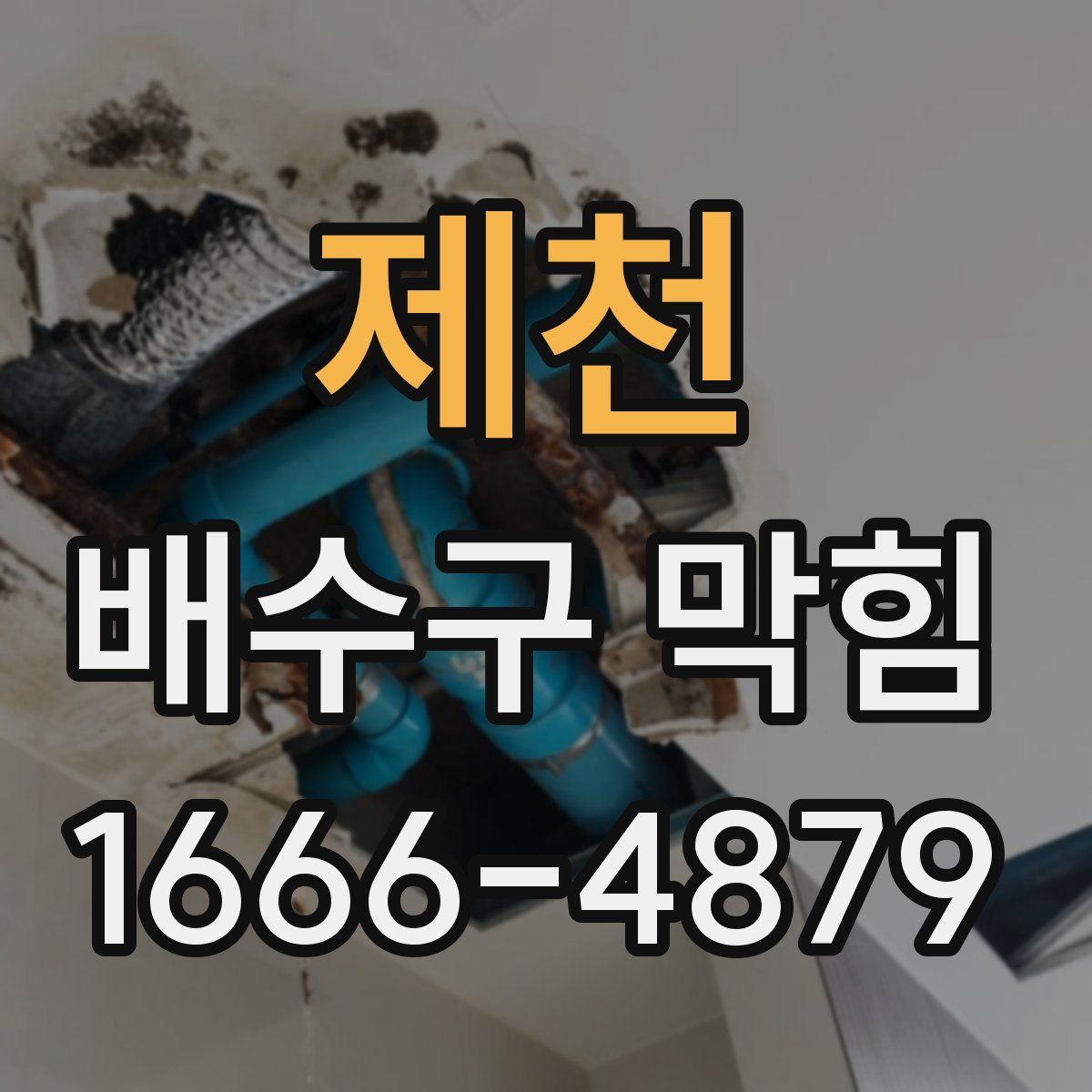 제천 배수구 막힘