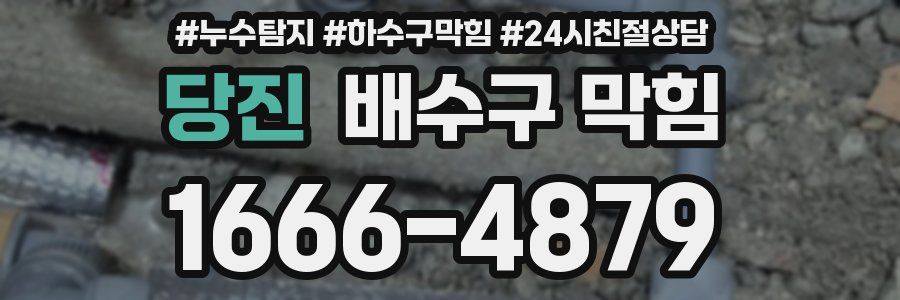 당진 배수구 막힘