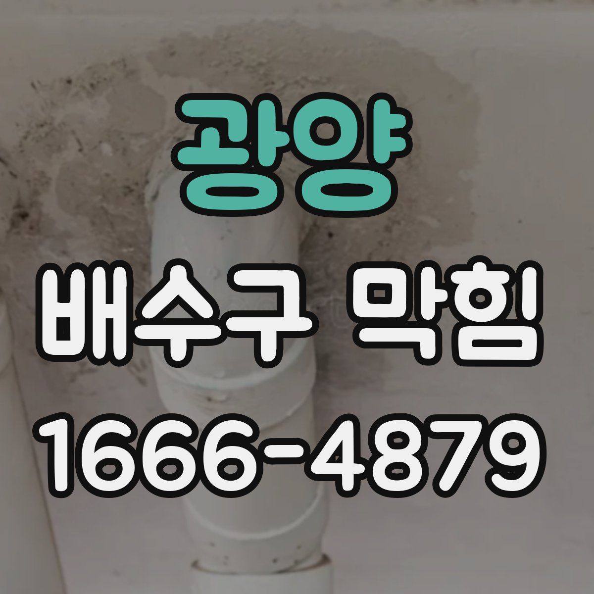 광양 배수구 막힘